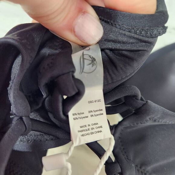 NEW Cupshe Women's Multi Color Twist Top High Waist Cut Out 1Pc Swimsuit XS - Picture 12 of 14